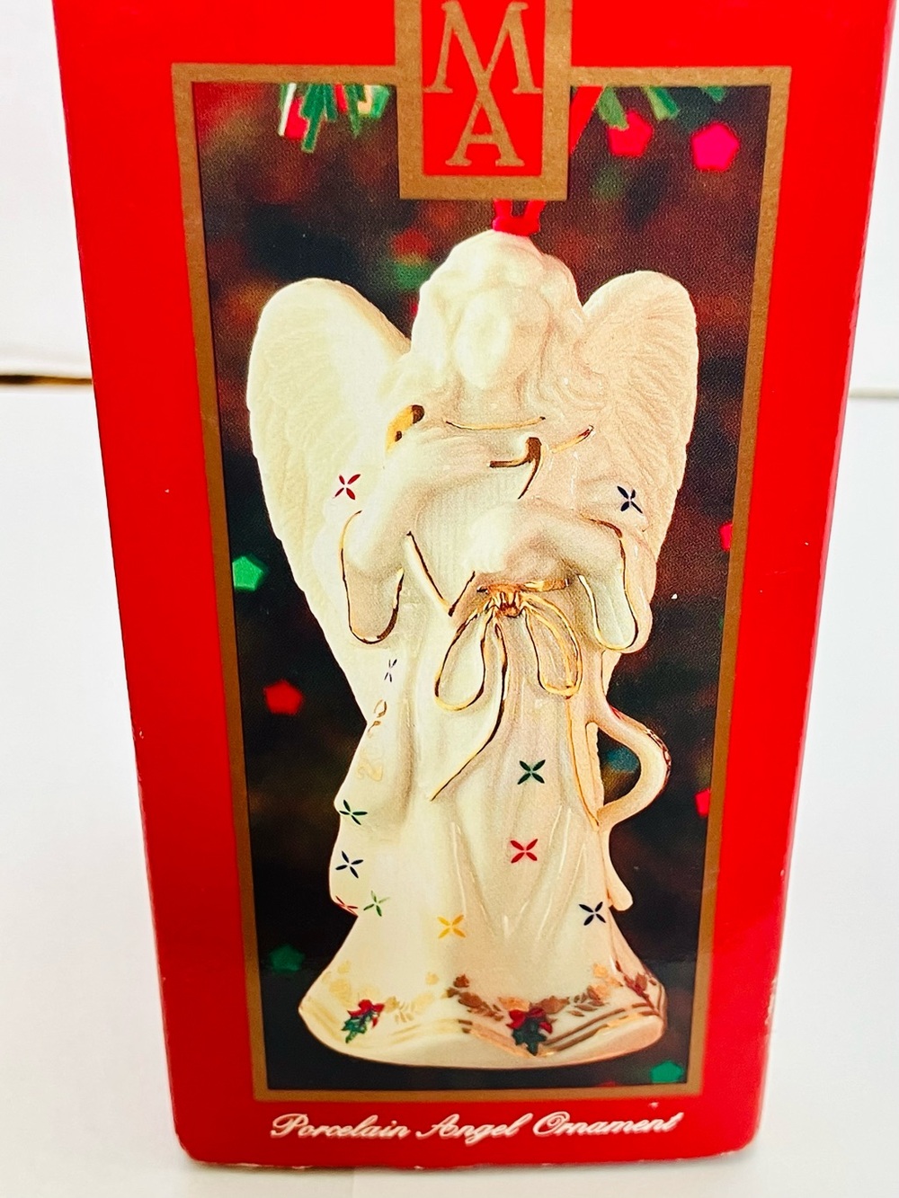 Madison Avenue 2000 Porcelain Angel Ornament In Keepsake Box